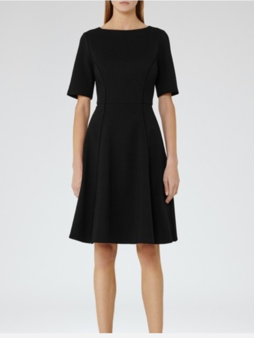 Reiss Black Tianna Dress